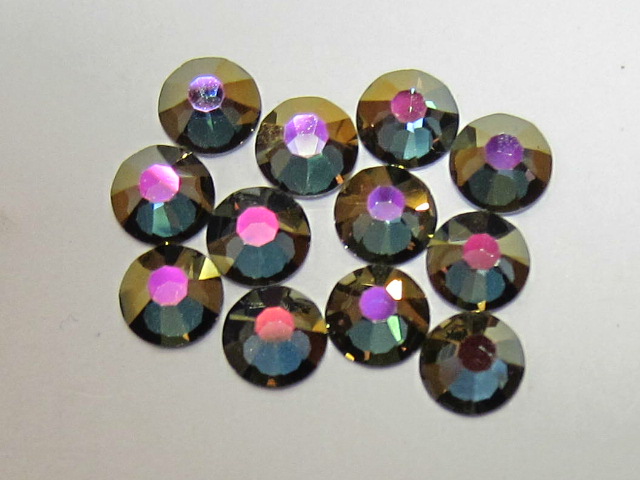 1 Gross 12ss CRYSTAL IRIS MIST FLATBACK European Rhinestones